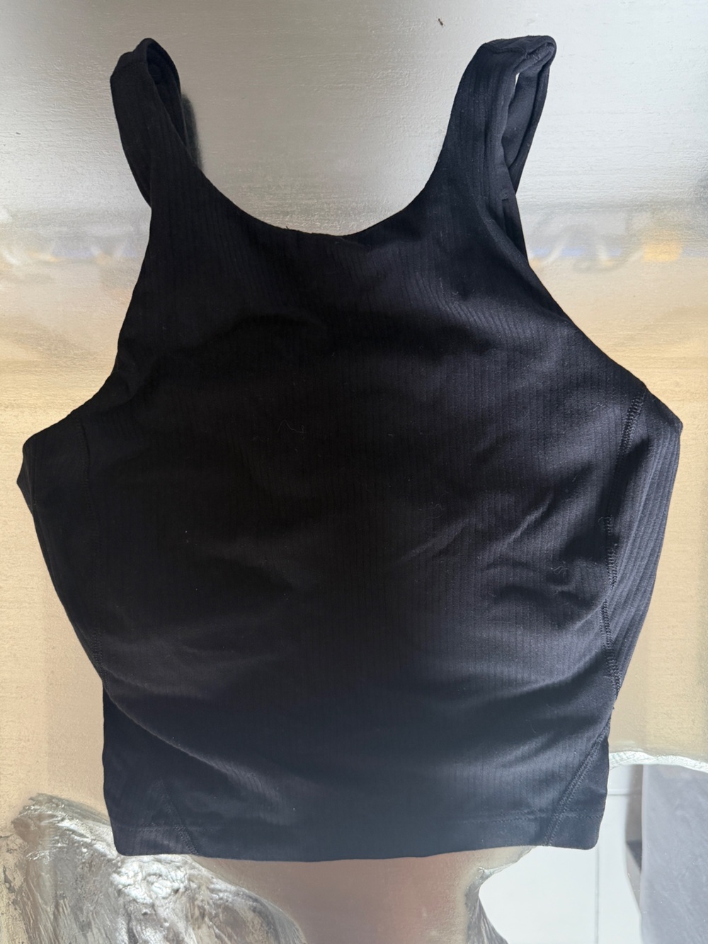 Lululemon Classic Black Ribbed Tank Top